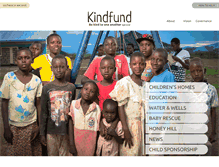 Tablet Screenshot of kindfund.com